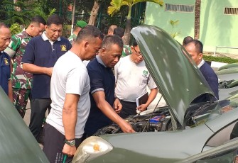 Kasdam Jaya/Jayakarta Cek Langsung Kelayakan Kendaraan Dinas