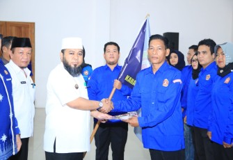 Wali Kota Bengkulu Helmi Hasan Kukuhkan Pengurus Karang Taruna Kota Bengkulu Masa Bakti 2019-2024
