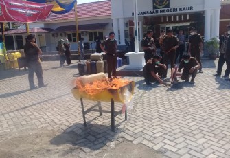 Pemusnahan barang bukti perkara pidum