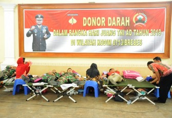 Tiga Pilar di Brebes Aksi Donor Darah