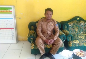 Kepala Desa Kualalangi Sunanto 