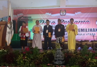 KPU Bengkulu Utara Gelar Doa Bersama 