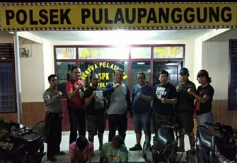 Polsek Pulau Panggung Tangkap Dua Pencuri Motor