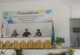 Bupati Kaur Hadiri Pelantikan PKK Se-Kabupaten Kaur 