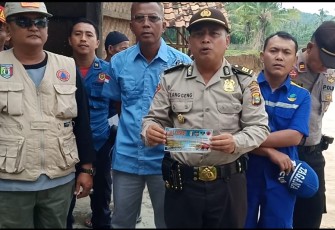 Kabag Ops Polres Pringsewu Sosialisasi Penanganan Banjir