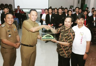Pemerintah Daerah Kabupaten Pringsewu dan Mahasiswa ITERA Pisah Sambut