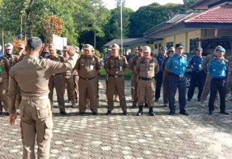 Apel Rutin Satpol PP Lampung Barat 