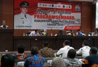 Pemkab Lampung Selatan Sosialisasi Program Sembako