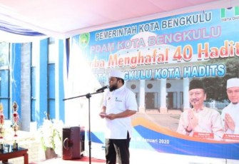 Wali Kota Bengkulu Helmi Hasan Buka Lomba Hafalan Hadist di PDAM Tirta Dharma Kota Bengkulu 