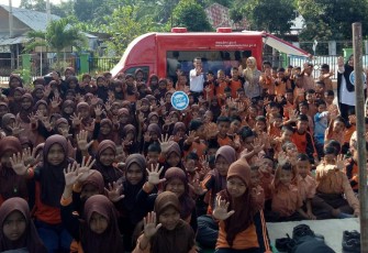 Siswa Siswi SD Negeri 13 Muara Dua Kota Lhokseumawe Mengikuti Sosialisasi Pencegahan Pemberantasan Penyalahgunaan Dan Peredaran Gelap Narkotika