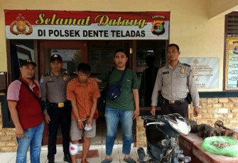 Polsek Dente Teladas Tangkap Pelaku Curas