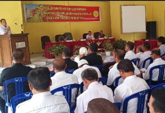 Setdakab saat membuka Penyuluhan Pertanian