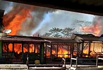 Pasca kejadian kobaran api melahap puluhan rumah