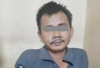 Joko Irawan alias Iwan saat ditangkap