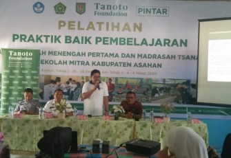 Kadisdik Asahan Kembali Buka Pelatihan Praktik Baik Pembelajaran Sekolah Mitra Kabupaten Asahan