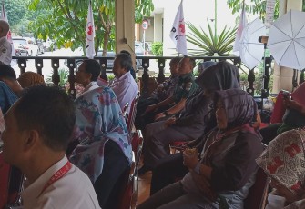 Danramil 01/Kranji Hadiri Pelantikan Pengurus PMI Kota Bekasi
