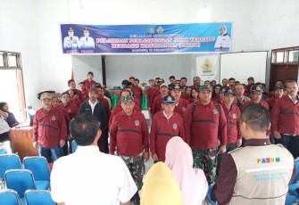 Pelatihan Perlindungan Anak Terpadu Berbasis Masyarakat di Aula Kantor Camat Ronggur Nihuta