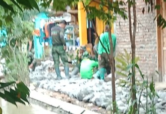 Sasaran Fisik Pra TMMD Sengkuyung Tahap II Kodim 0712/Tegal Mulai Dikerjakan