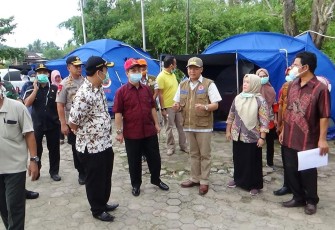 Gubernur Bengkulu Rohidin Mersyah saat memberikan arahan