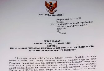 Surat Edaran Wali Kota Bengkulu 