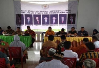 Reses Anggota DPRD Kabupaten Rejang Lebong 