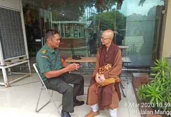 Peltu Ampa Uleng Komsos di Wihara Ekayana Arama
