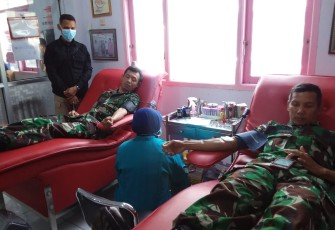 Kodim Batang Bantu PMI Tambah Stok Darah