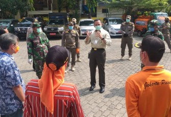 Sosial Distancing Skala Besar di  Wilayah Jakarta Pusat