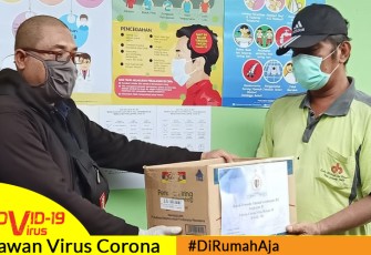 IPAL Berikan Bantuan APD Masker Dan Hand Sanitizer 
