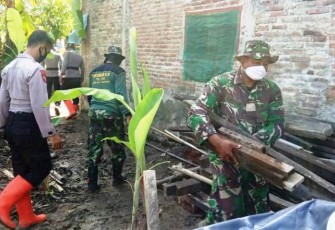 Warna Rumah Sri Puji Asal Pantirejo Pekalongan Dirubah Satgas TMMD Reguler