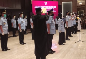 Pelantikan dan pengambilan sumpah/janji jabatan Irjen Pol Andap Budhi Revianto S.IK MH sebagai Irjen Kemenkumham RI