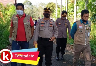 Tim Kampung Tangkal Covid-19 Polda Sumsel Kunjungi Kelurahan Taba Lestari