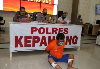 Konferensi pers Polres Kepahiang