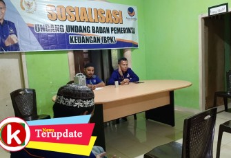 Hasbi Anshory (kanan) saat Sosialisasi UU BPK RI di Rumah Aspirasi 