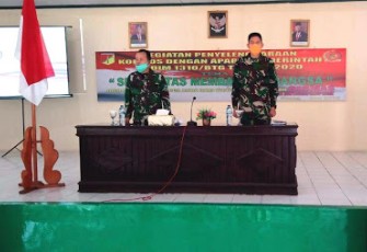 Kodim 1310/Bitung saat Gelar Komsos