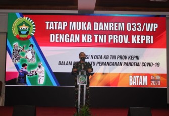 Komandan Korem 033/WP Brigjen TNI Harnoto S.Sos