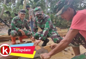 Dandim Kendari Sambangi Lokasi TMMD di Konkep