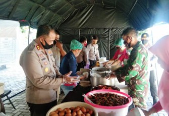 Dapur Lapangan TNI-Polri Bitung