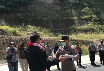 Mantan Kapolda Bengkulu Irjen Pol Supratman 'perpisahan' di perbatasan Kaur