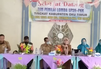 Penilaian Lomba PKK Oleh Tim Kabupaten OKU Timur