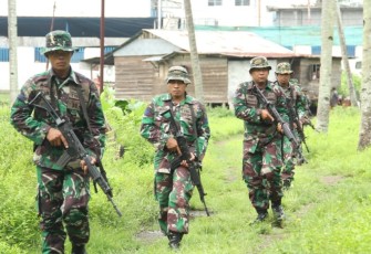 Yonmarhanlan VIII Laksanakan Latihan Patroli Tempur