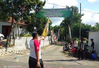 Sunaryo Komandoi Warganya dalam Sambut Pembukaan TMMD