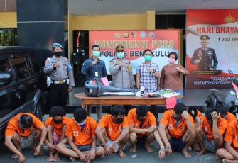 Pelaku Curat Ditangkap Sat Reskrim Polres Bengkulu