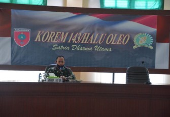 Kasrem 143/HO Pimpin Kegiatan Daya Serap