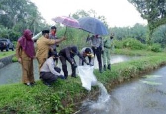 Polres BU Polda Bengkulu Launching Kampung Berseri