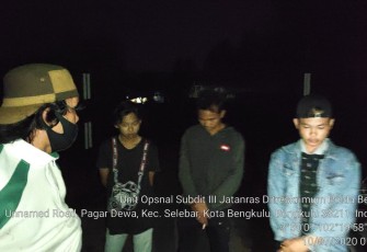 Unit Opsnal Subdit Jatanras Polda Bengkulu Gencar Lakukan Patroli