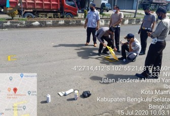 Polres BU dan Polres BS Buat Stop Line