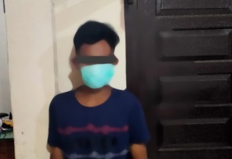 Terduga Pelaku Jambret saat diamankan