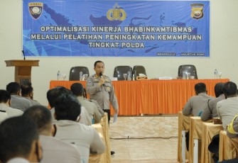 Tim Korbinmas Baharkam Polri Gelar Pelatihan di Polda Bengkulu