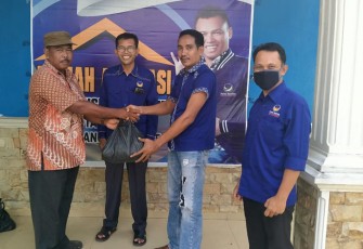 Pembagian hewan kurban di rumah aspirasi